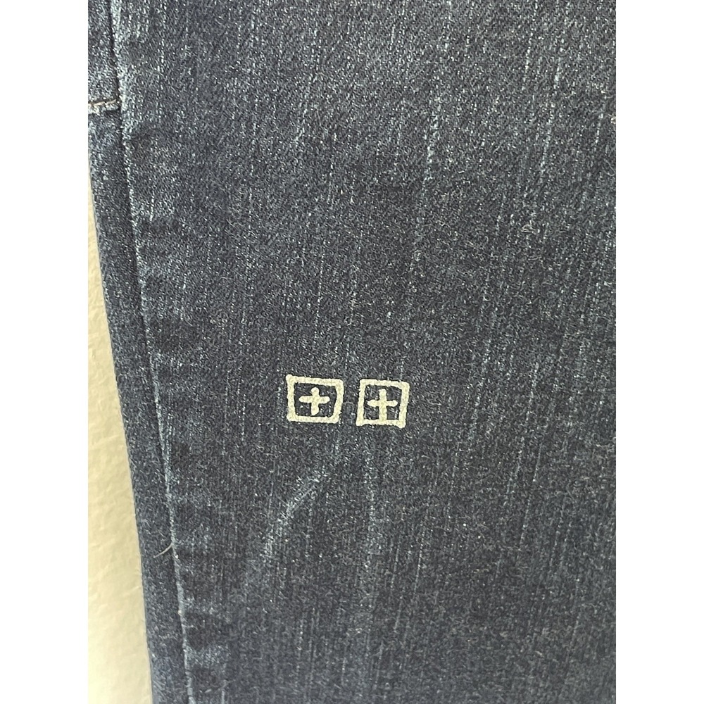 Ksubi Womens Denim Skinny Bib Overalls Size US 4 Blue Wash  Zip Ankle Retro - Picture 10 of 16